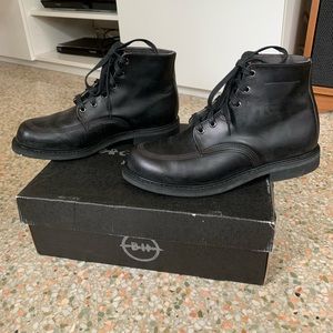 Broken Homme Davis black leather boots